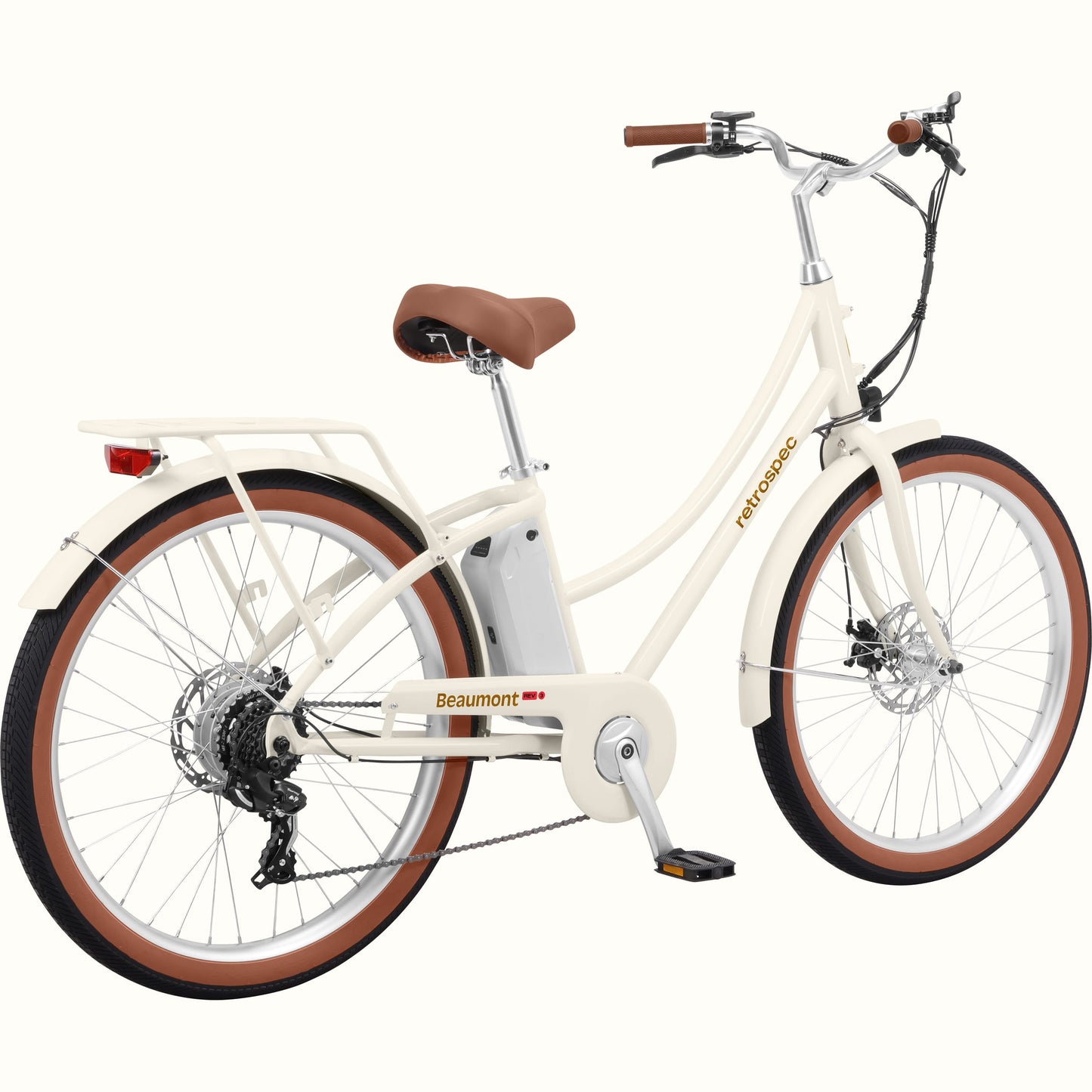 Retrospec Beaumont Rev 3 City Electric Bike - Step Through - 6597