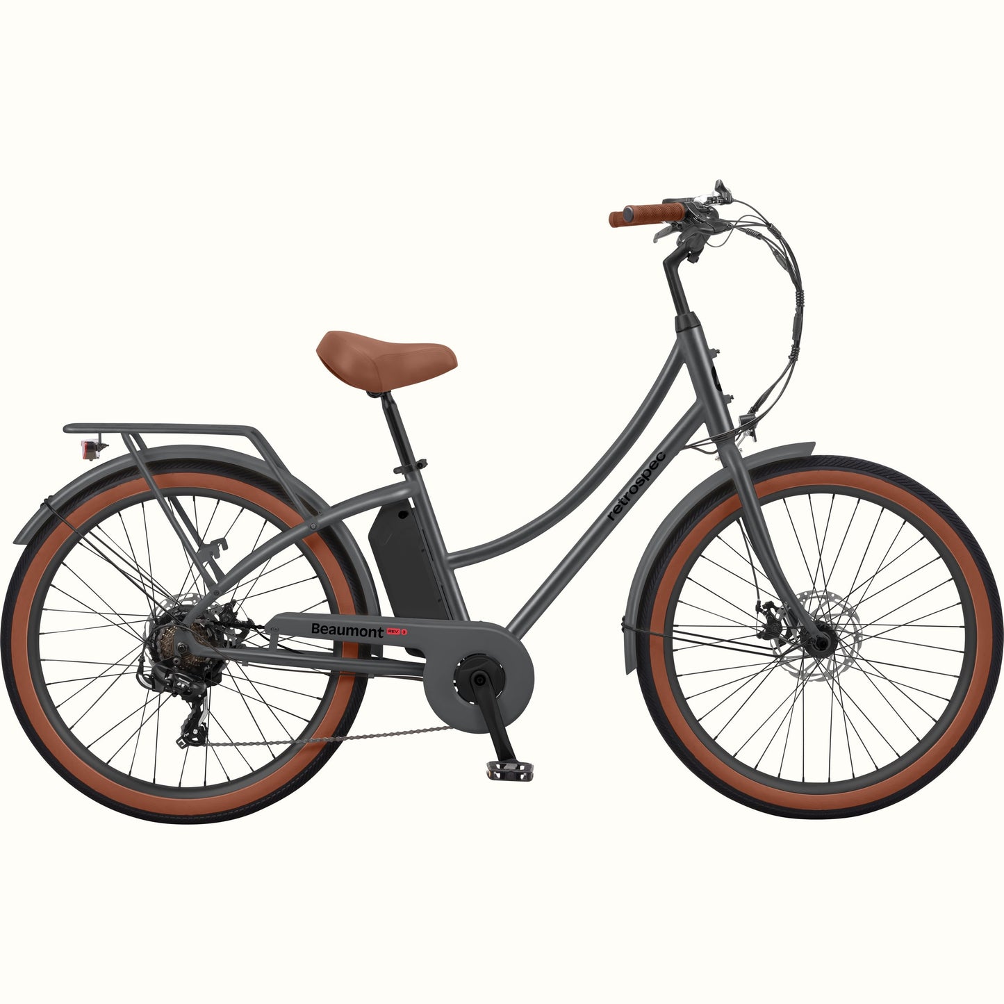 Retrospec Beaumont Rev 3 City Electric Bike - Step Through - 6597