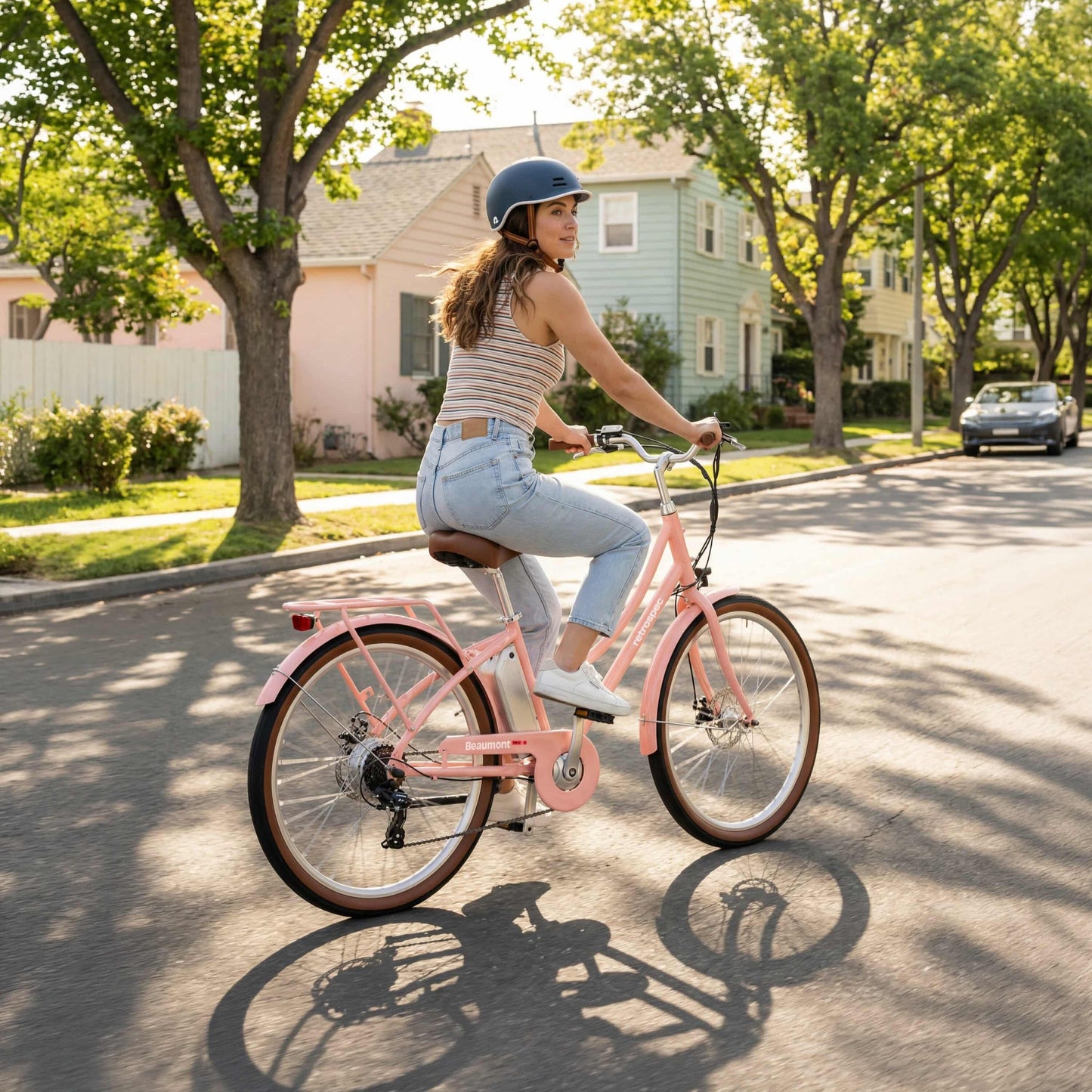 Retrospec Beaumont Rev 3 City Electric Bike - Step Through - 6597