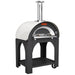 Belforno Linen Portable Medio Wood-Fired Pizza Oven Corner View