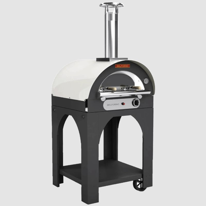 Belforno Portable Piccolo Gas-Fired Pizza Oven - Linen