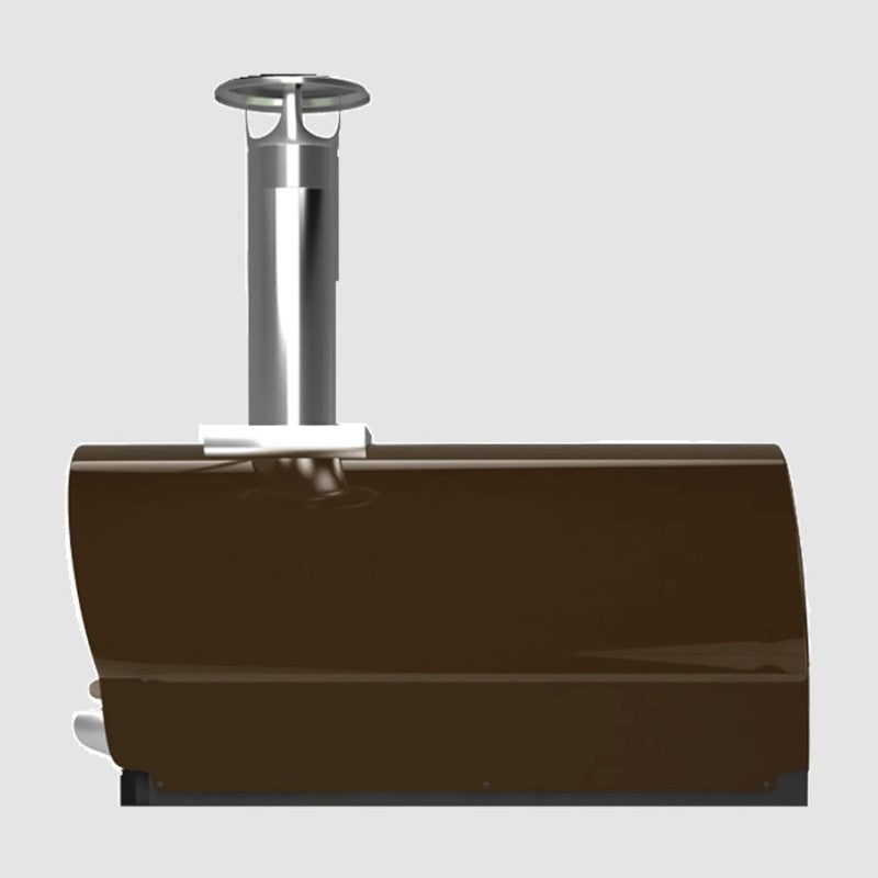 Belforno Countertop Grande Gas-Fired Pizza Oven-Copper Side