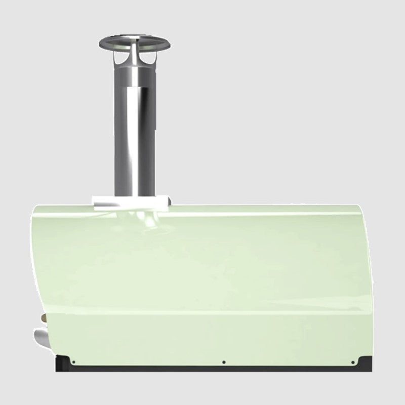 Belforno Countertop Grande Gas-Fired Pizza Oven-Pistachio Side