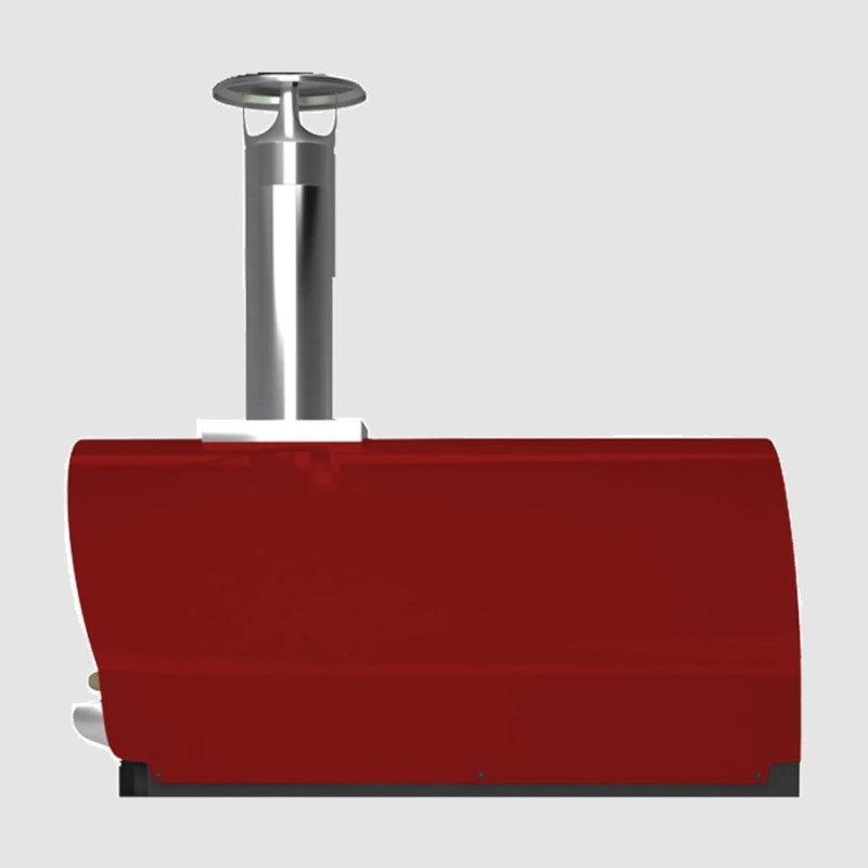 Belforno Countertop Grande Wood-Fired Pizza Oven - Red Side