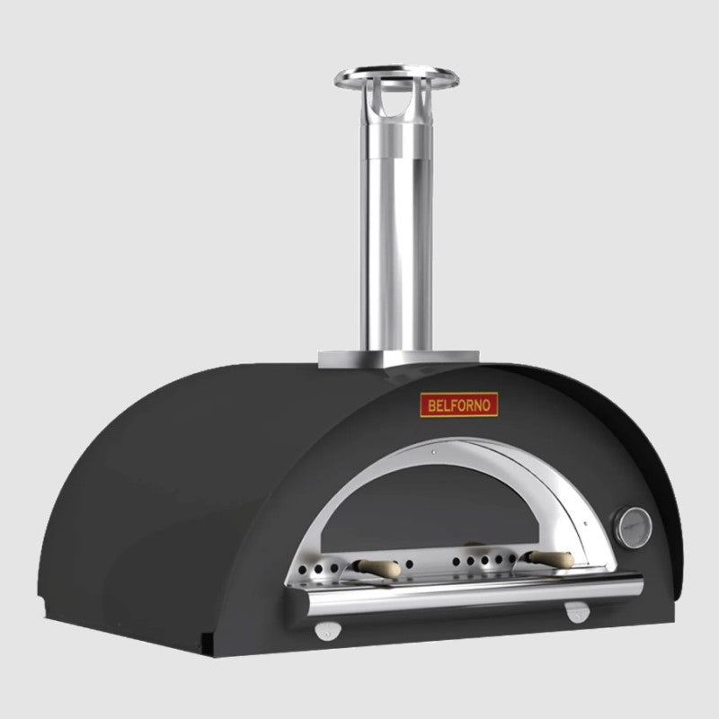 Belforno Countertop Medio Gas-Fired Pizza Oven - Black