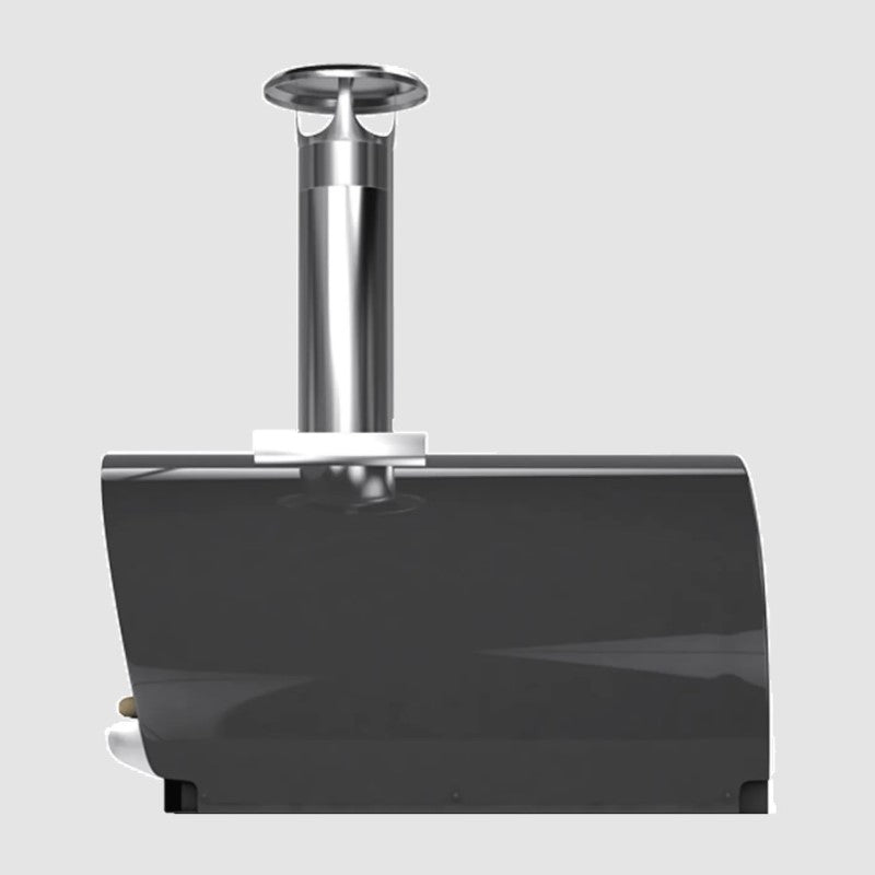 Belforno Countertop Medio Gas-Fired Pizza Oven - Black Side