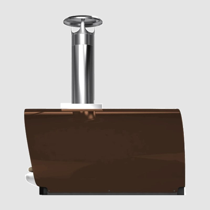 Belforno Countertop Medio Gas-Fired Pizza Oven - Copper Side