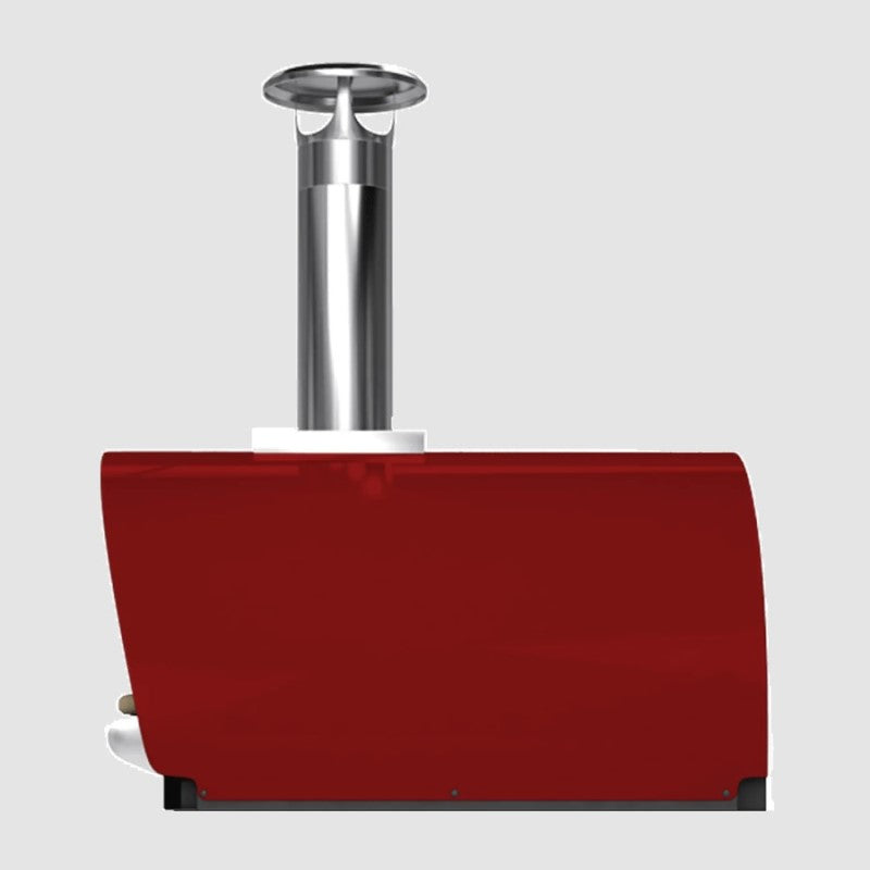 Belforno Countertop Medio Gas-Fired Pizza Oven - Red Side