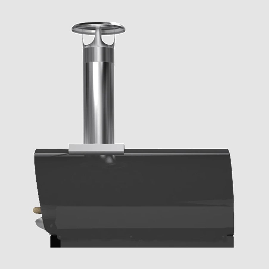 Belforno Countertop Piccolo Gas-Fired Pizza Oven - Black Side
