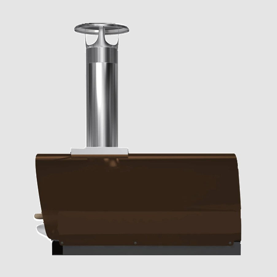 Belforno Countertop Piccolo Gas-Fired Pizza Oven - Copper Side