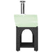 Belforno Pistachio Portable Medio Wood-Fired Pizza Oven Side VIew