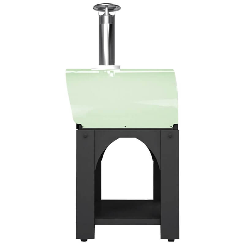 Belforno Pistachio Portable Medio Wood-Fired Pizza Oven Side VIew