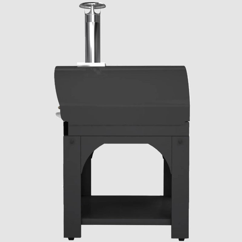 Belforno Portable Grande Gas-Fired Pizza Oven - Black Side