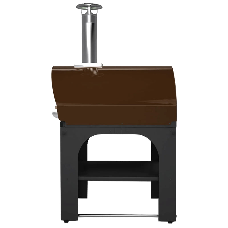 Belforno Portable Grande Wood-Fired Pizza Oven-Copper Side