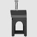 Belforno Portable Medio Gas-Fired Pizza Oven - Black Side