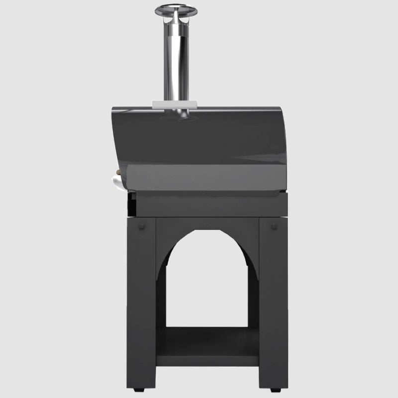 Belforno Portable Medio Gas-Fired Pizza Oven - Black Side
