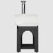 Belforno Portable Medio Gas-Fired Pizza Oven - Linen Side