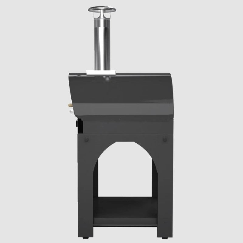 Belforno Portable Piccolo Gas-Fired Pizza Oven - Black Side