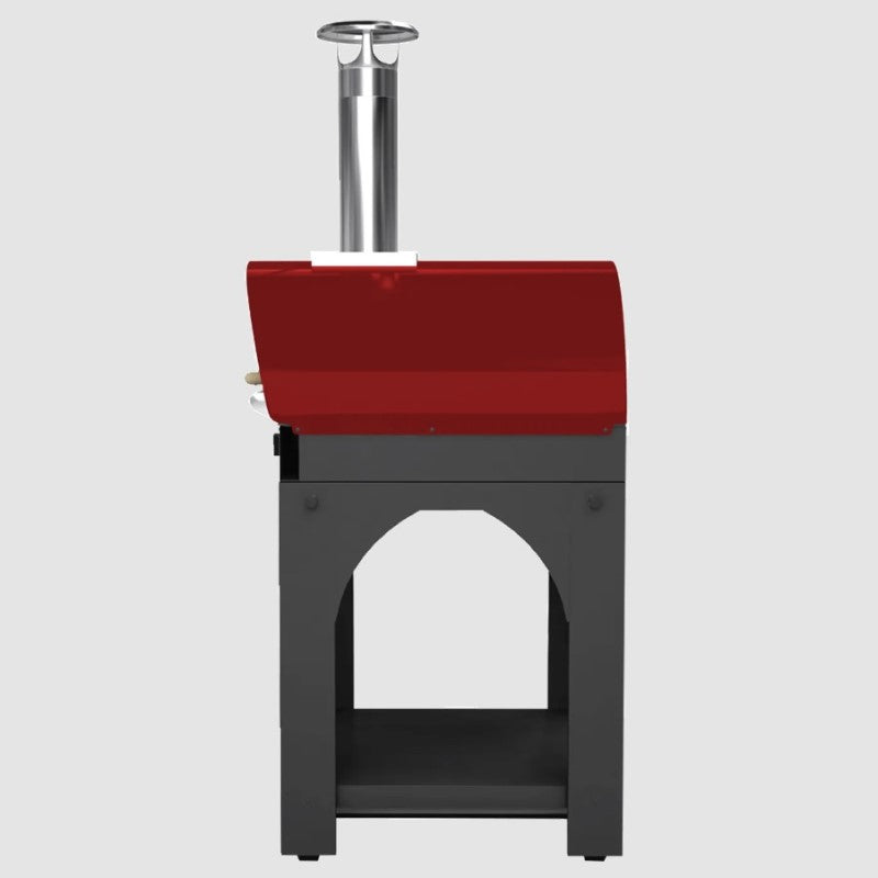 Belforno Portable Piccolo Gas-Fired Pizza Oven - Red Side