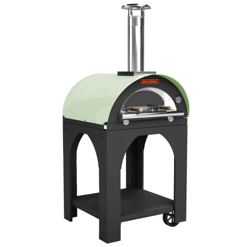 Belforno Portable Piccolo Wood-Fired Pizza Oven-Pistachio