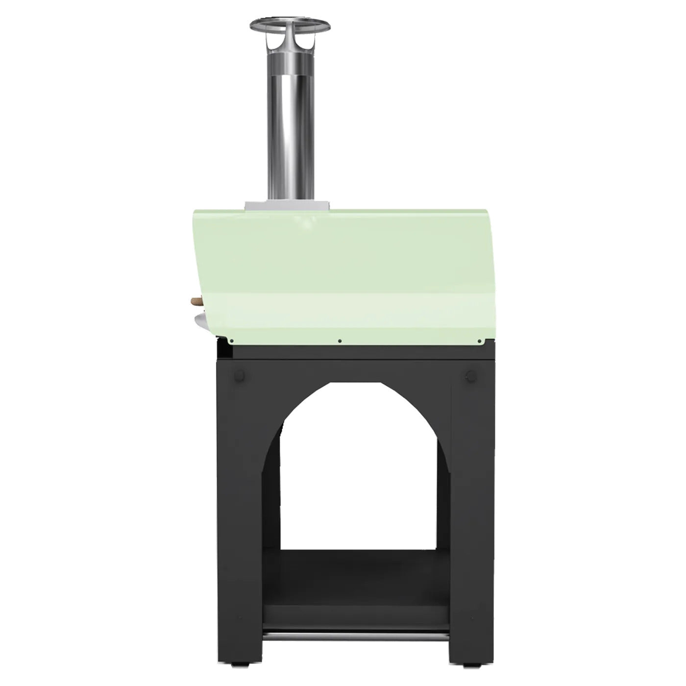 Belforno Portable Piccolo Wood-Fired Pizza Oven-Pistachio Side