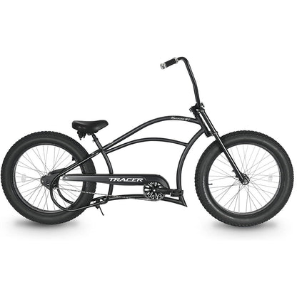 Tracer 26" Harman 1-Speed Classic Chopper Stretch Cruiser Fat Tire Bike
