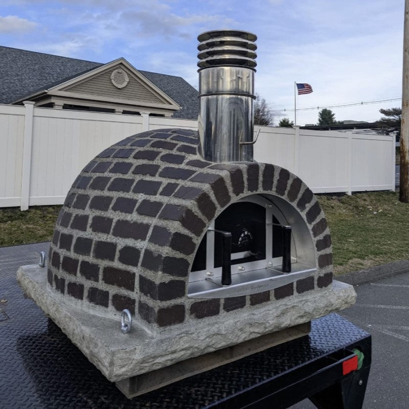 Blacksmith Traditional Wood Fired Brick Pizza Oven Lifestyle