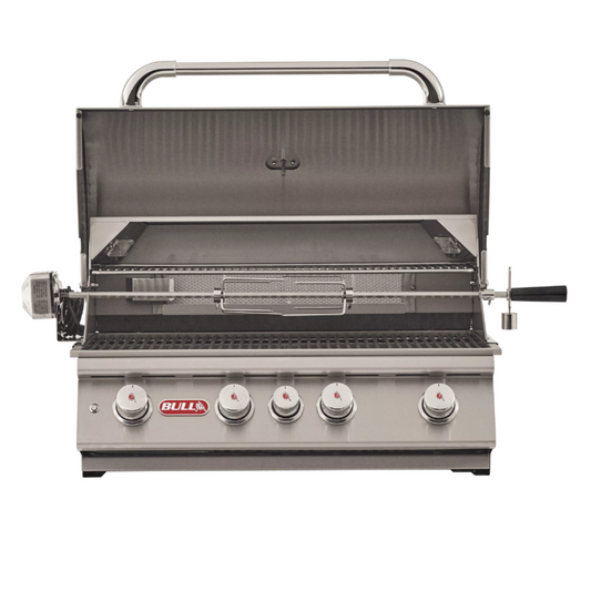 Bull Grills 30-Inch Angus 4-Burner Stainless Steel Built-In Gas Grill (47628/9) - 47628