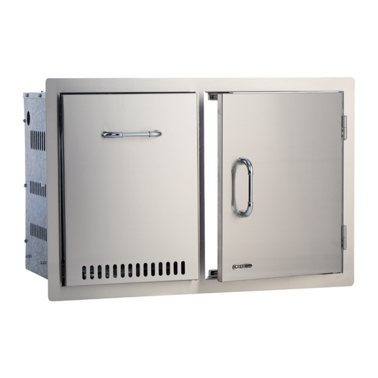 Bull Grills Stainless Steel Access Door & Propane Drawer Combo (65784) - 65784