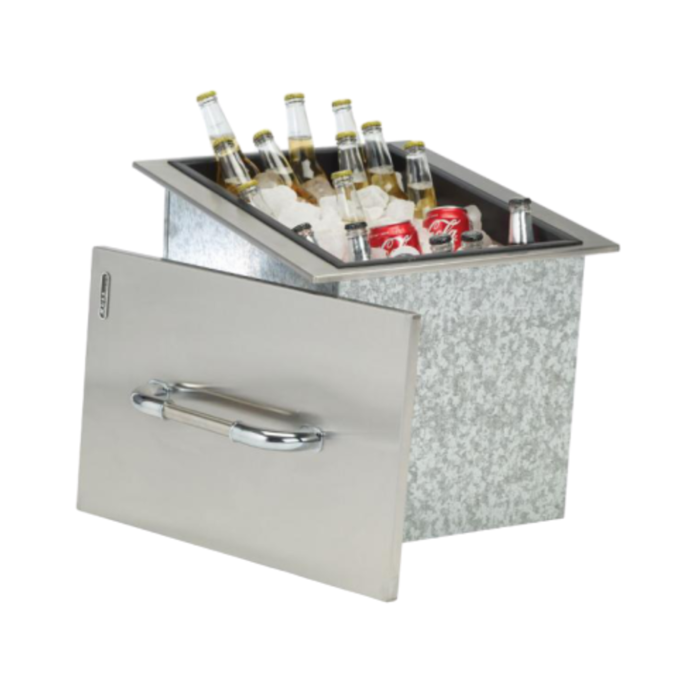 Bull Grills Stainless Steel Built-In Ice Chest (00002) - 00002