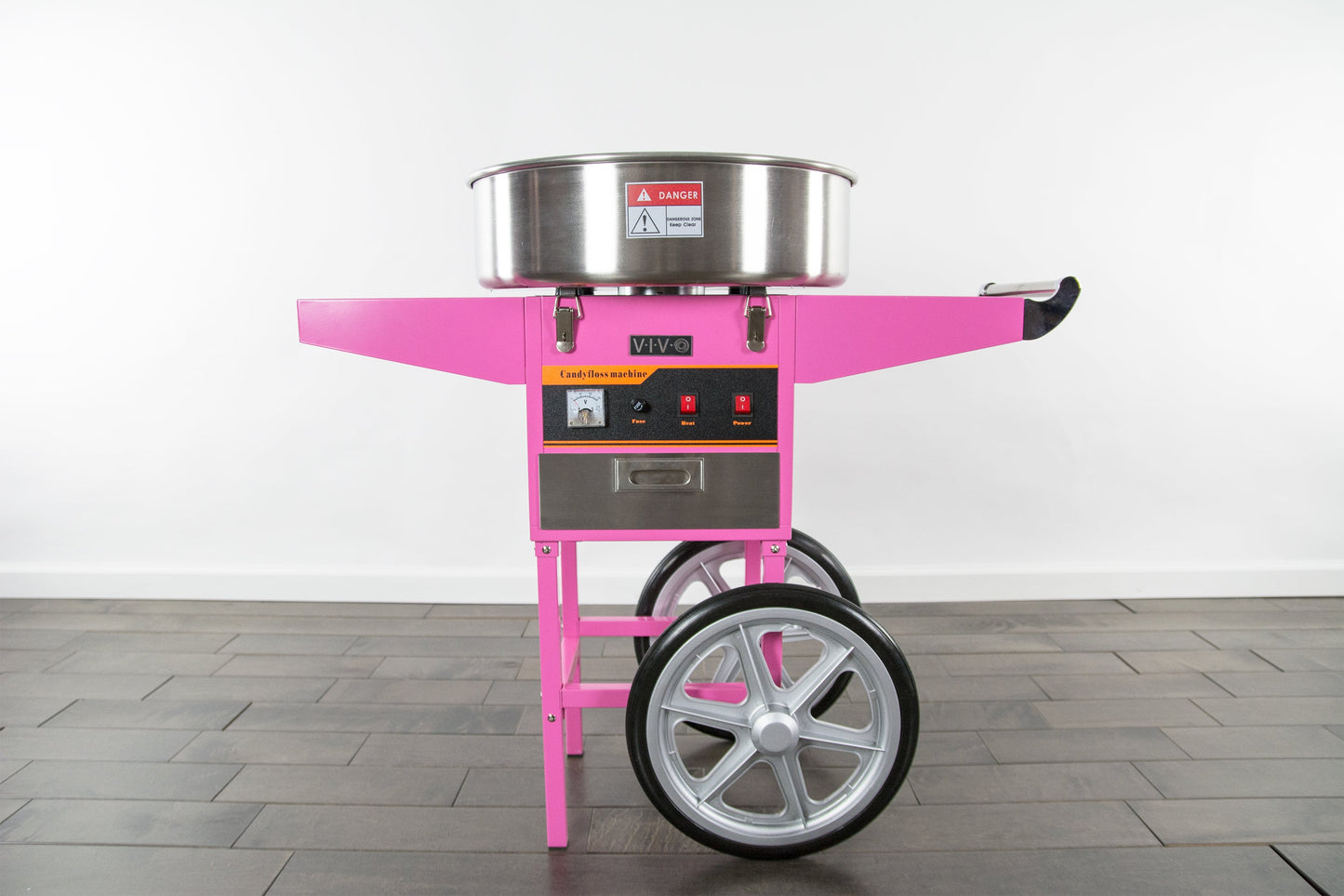 VIVO Electric Commercial Cotton Candy Machine with Cart - CANDY-V002