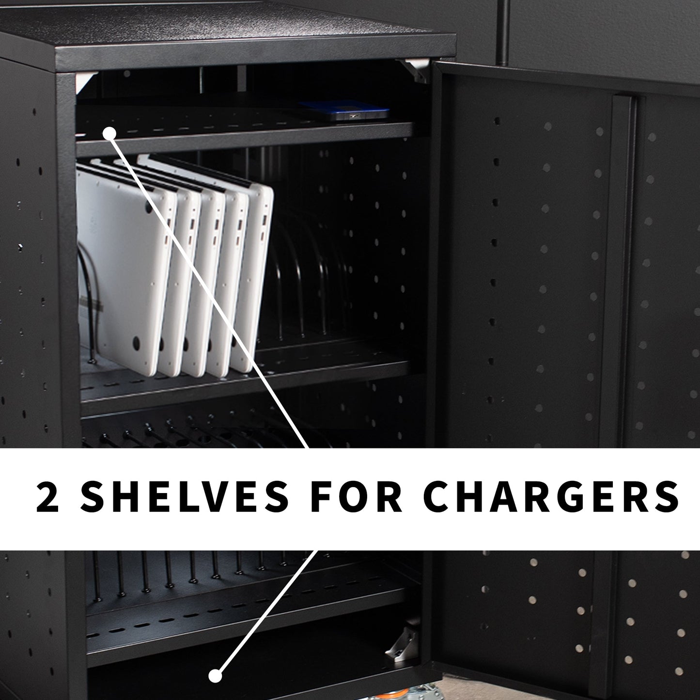 VIVO Laptop Charging with Keypad Lock - CART-LAPC1