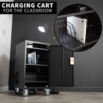 VIVO Laptop Charging with Keypad Lock - CART-LAPC1