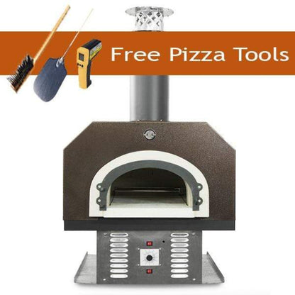 Chicago CBO-750 Gas and Wood Countertop Pizza Oven - CBO-O-750-CT-HYB-NG-CV
