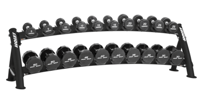 Hoist 2-Tier Horizontal Dumbbell Rack - CF-3461-2 Platinum