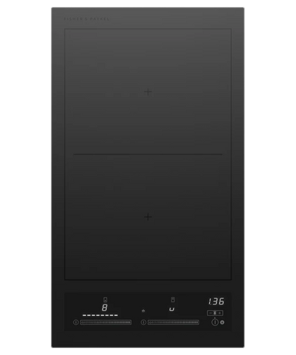 Fisher Paykel 12" Series 7 2 Zone Induction Cooktop, SmartZone Black - CI122ZDTB5