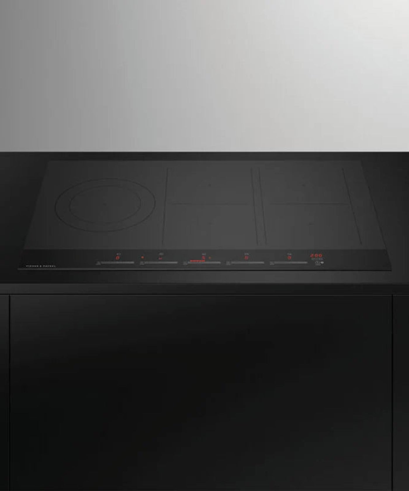 Fisher Paykel 36" Series 7 5 Zone Induction Cooktop, 2 Smart Zones Black Glass - CI365DTB4