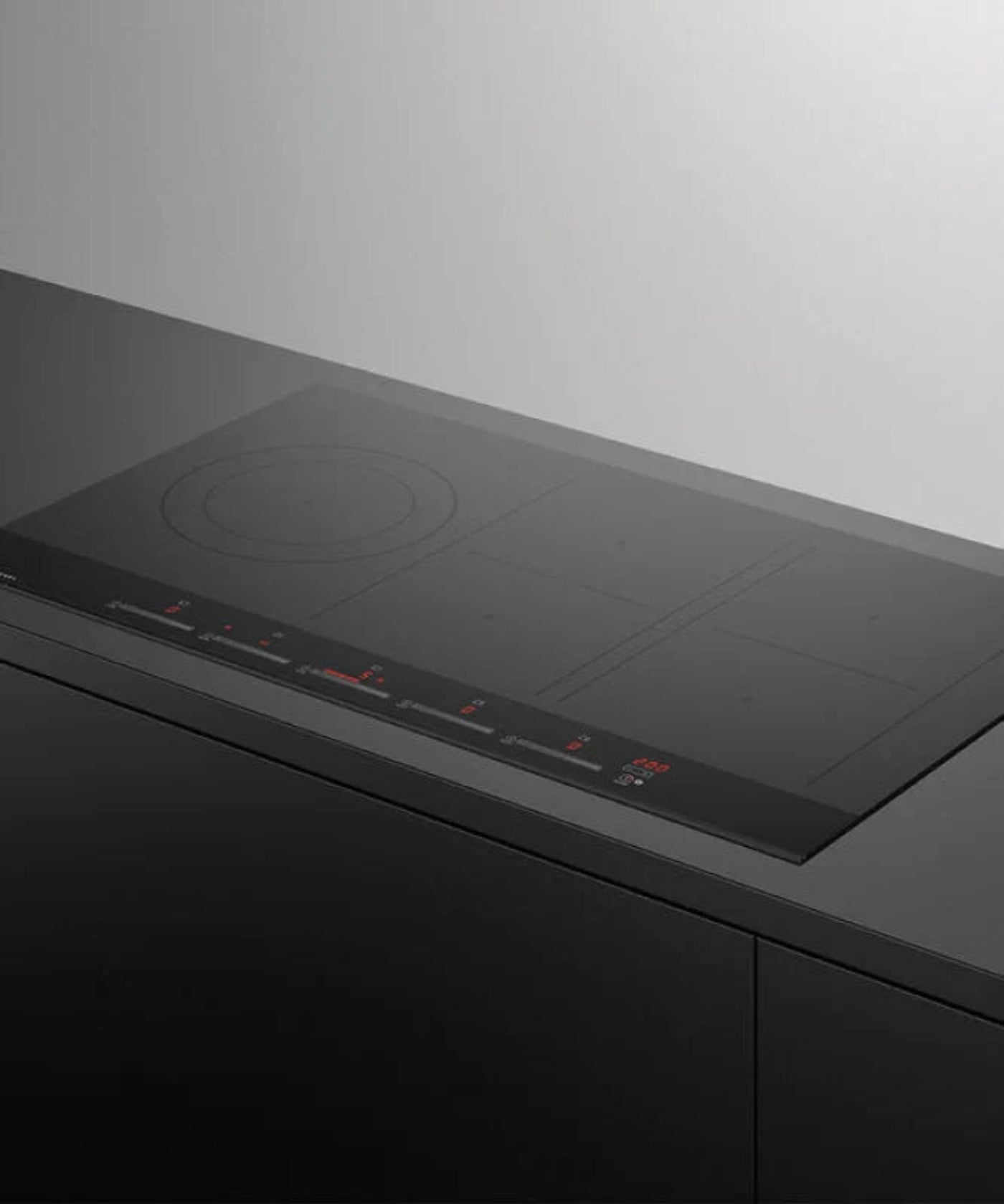 Fisher Paykel 36" Series 7 5 Zone Induction Cooktop, 2 Smart Zones Black Glass - CI365DTB4