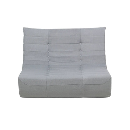 Deko Living 5 Piece Gray Compressed Foam Loveseat Sofa Chairs and Table Set  - CIF50019