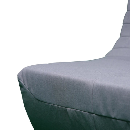 Deko Living 5 Piece Gray Compressed Foam Loveseat Sofa Chairs and Table Set  - CIF50019