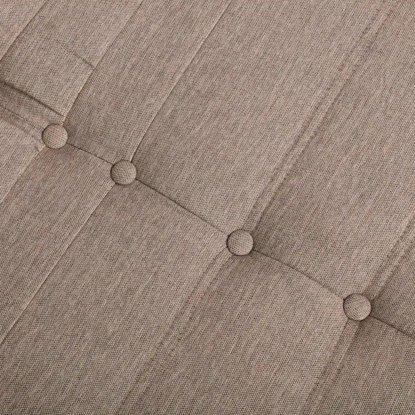 Deko Living 5 Piece Brown Compressed Foam Loveseat Sofa Chairs and Table Set  - CIF50119