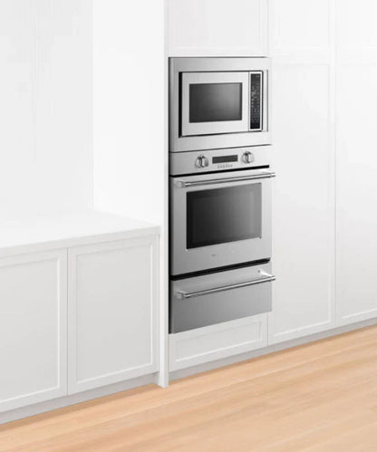 Fisher Paykel 24" Series 5 Contemporary Compact Convection-Microwave Oven Stainless Steel - CMO24SS3Y