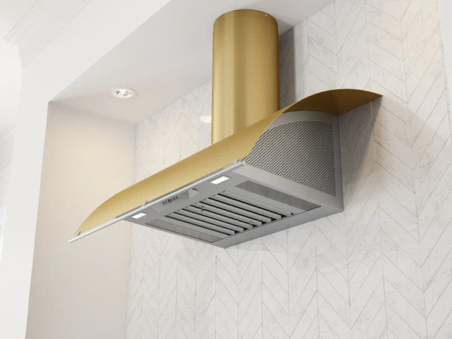 Zephyr COKE36CBGX 36" Okeanito Wall Brushed Gold - COKE36CBGX