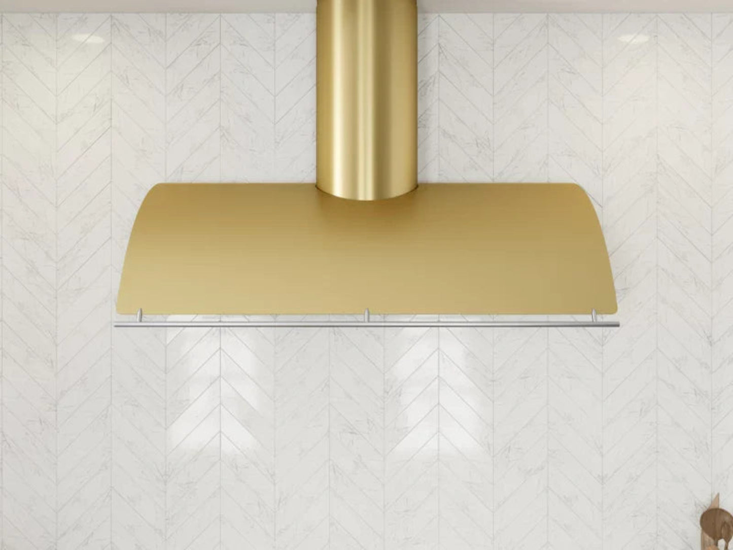 Zephyr COKE36CBGX 36" Okeanito Wall Brushed Gold - COKE36CBGX