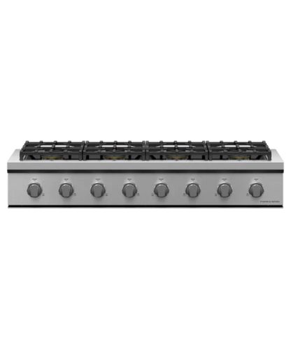 Fisher Paykel 48" Series 9 8 Burner Gas Rangetop, Natural Gas Stainless Steel - CPV3488N
