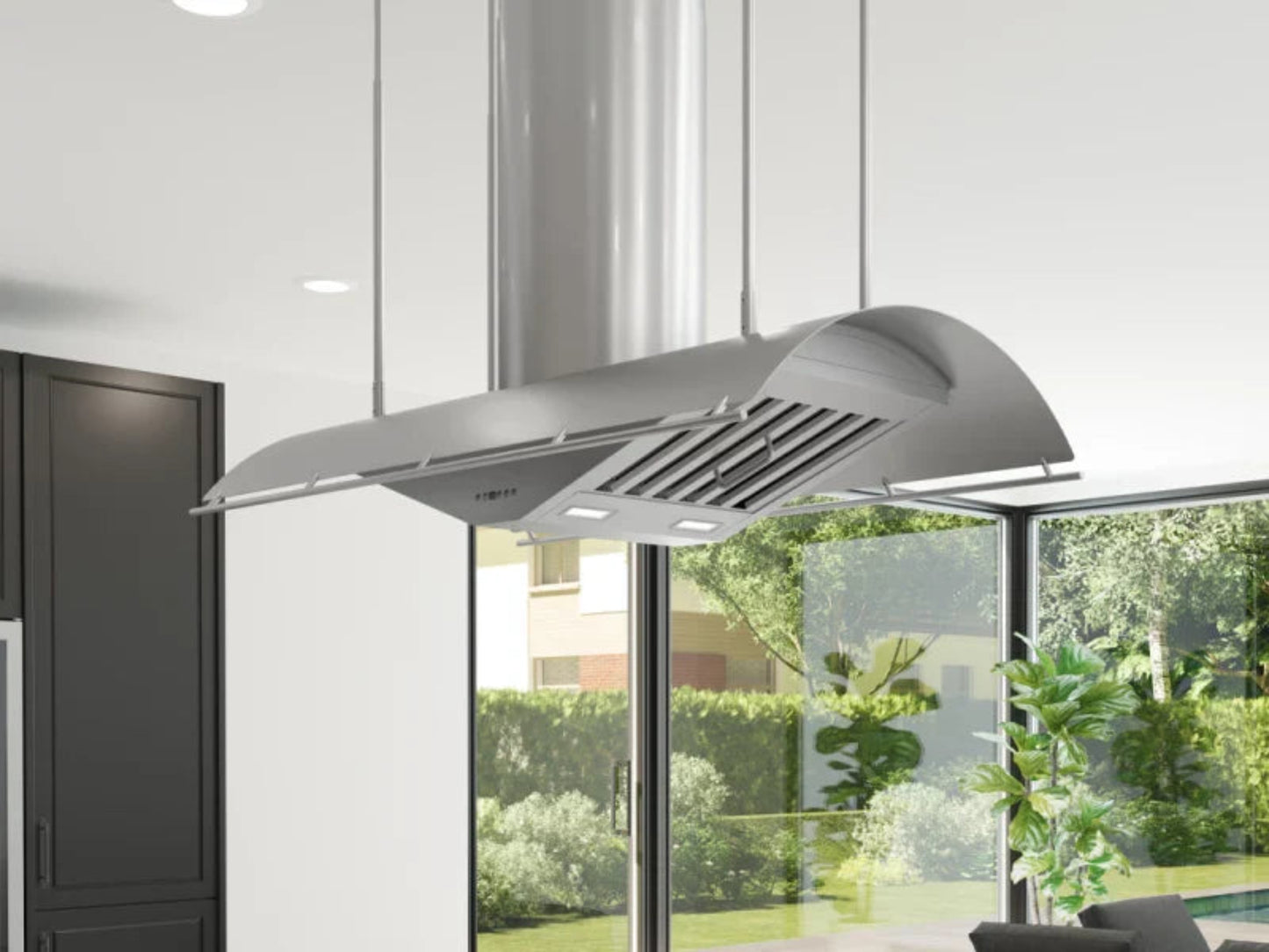 Zephyr CTPE54CSX 54" Trapeze Island Stainless Steel - CTPE54CSX