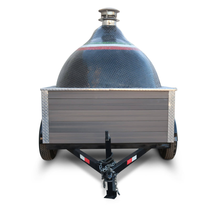 Californo Carrello Pizza Oven Trailer back view