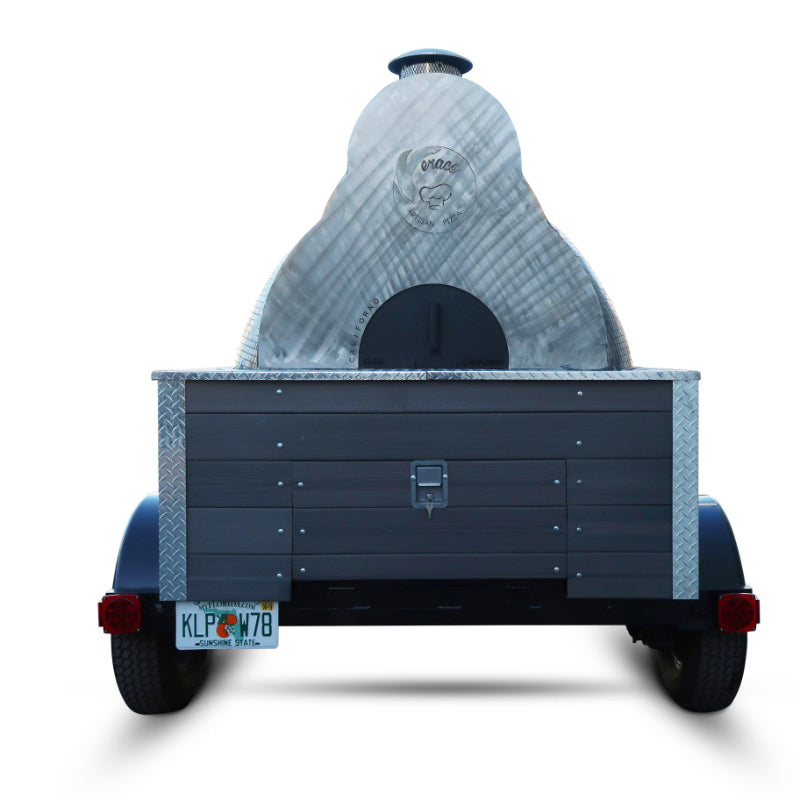 Californo Carrello Pizza Oven Trailer front view