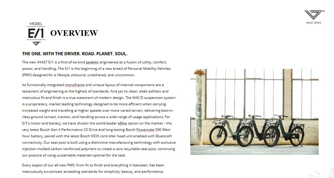 Vaast Bikes E/1 Enviolo 27.5 E-Bike - Vibrant Berry Red-Black Cherry