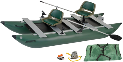 Sea Eagle 375FCK_D FoldCat Inflatable Deluxe Fishing Boat Package New - 375FCK_D